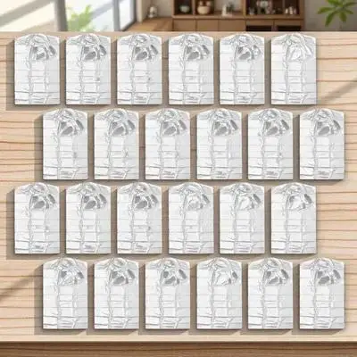 

30pcs Garment Dust Covers Kids' Clothes Storage PP Material Transparent Waterproof Mildew Proof Dry Cleaner Bags for Wardrobe
