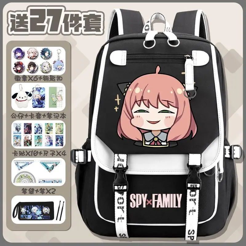 Аниме Spy X Family 2D школьная сумка Aniya Student Ins Style женский молодежный милый рюкзак большой вместимости Ani