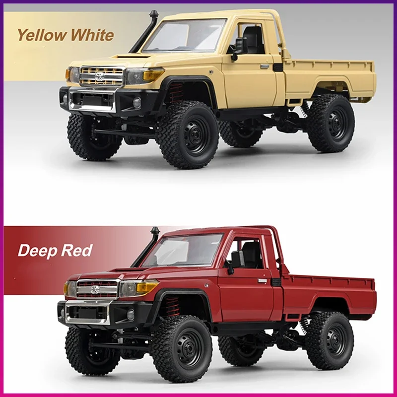 MN82 1:12 Retro Rc รถที่มีไฟ LED Full-scale จําลอง LC79 Professional 4WD รีโมทคอนโทรลรถกระบะ RC รถบรรทุกของเล่น