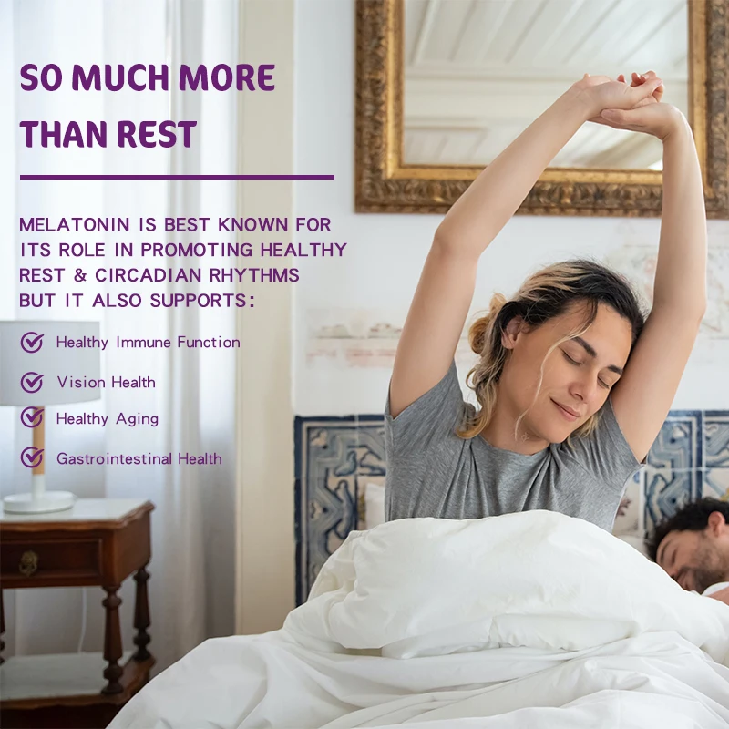 Mel1 500 in Soya-Favorise la qualité du sommeil et la vigilance, Aide au sommeil profond