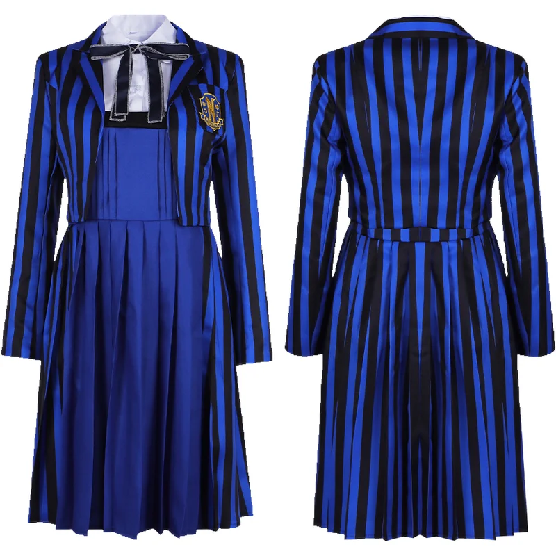 الأربعاء آدامز المدرسة الزرقاء أوروم تأثيري حلي مرحلة الأداء الملابس النسائية الصينية التقليدية ربيع 2024