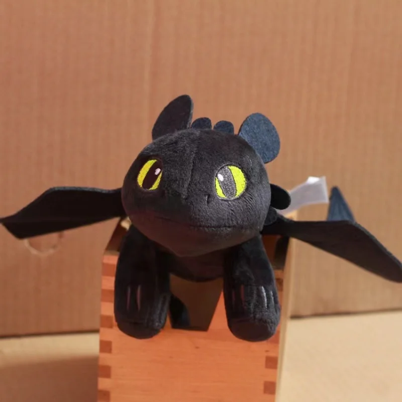 Cute Toothless Plush Toy Soft Dragon Cartoon Kawaii Soft Light Fury Stuffed Cushion Collection Doll Anime Kid Gifts Pillow Decor