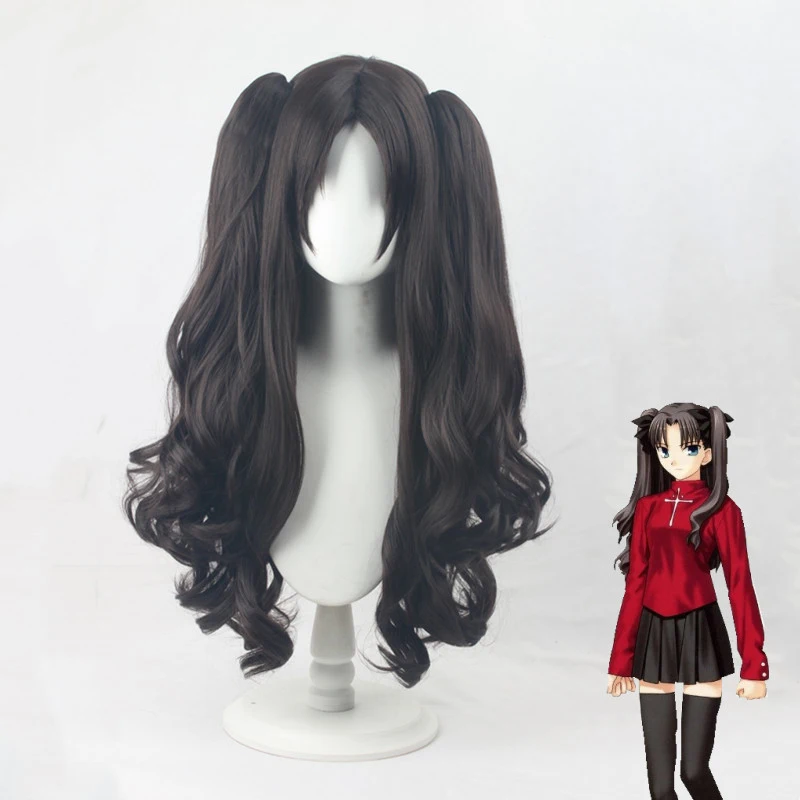 Tohsaka Rin Cospaly Costume Anime Gioco Fatestay notte Rosso Nero Gonna Set per le Donne Vestito di Carnevale Gioco di Ruolo Personalizzato