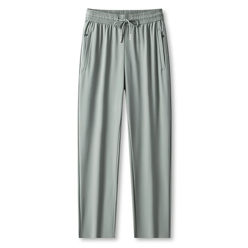 

Men's Ice Silk Sun Protection Pants Quick Dry Breathable 5 Colors Long Trousers M-6XL Hiking Outdoor UV Defense