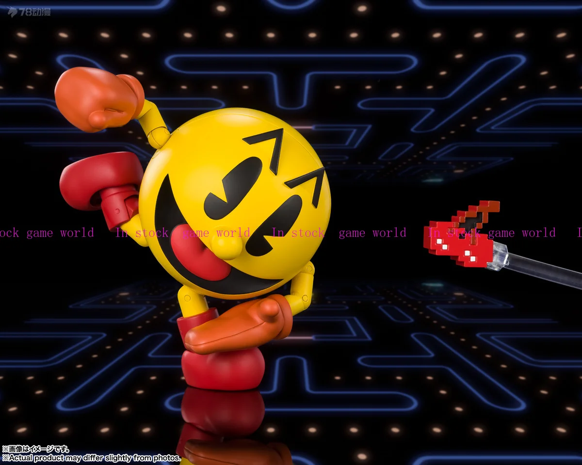 متوفر في المخزون بانداي S.H.Figuarts Pac-Man PAC-MAN لعبة شخصيات الحركة نموذج لعبة مجموعة هدية #5