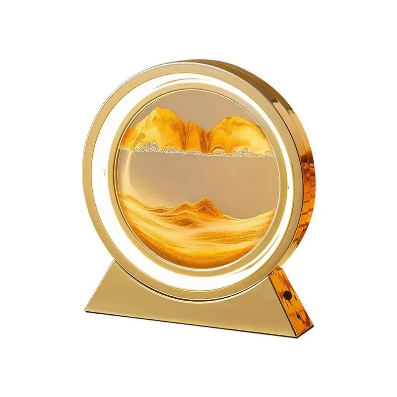 

Quicksand painting desk lamp, hourglass creativity, ornament ambient light, living room, housewarming new home
