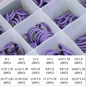 OリングセットシールキットR134A R12 HNBRラバーOリングの自動車自動車エアコンA/Cシステム修理ツール用の品揃え 10のベストセールスBOヘッドフォン-9