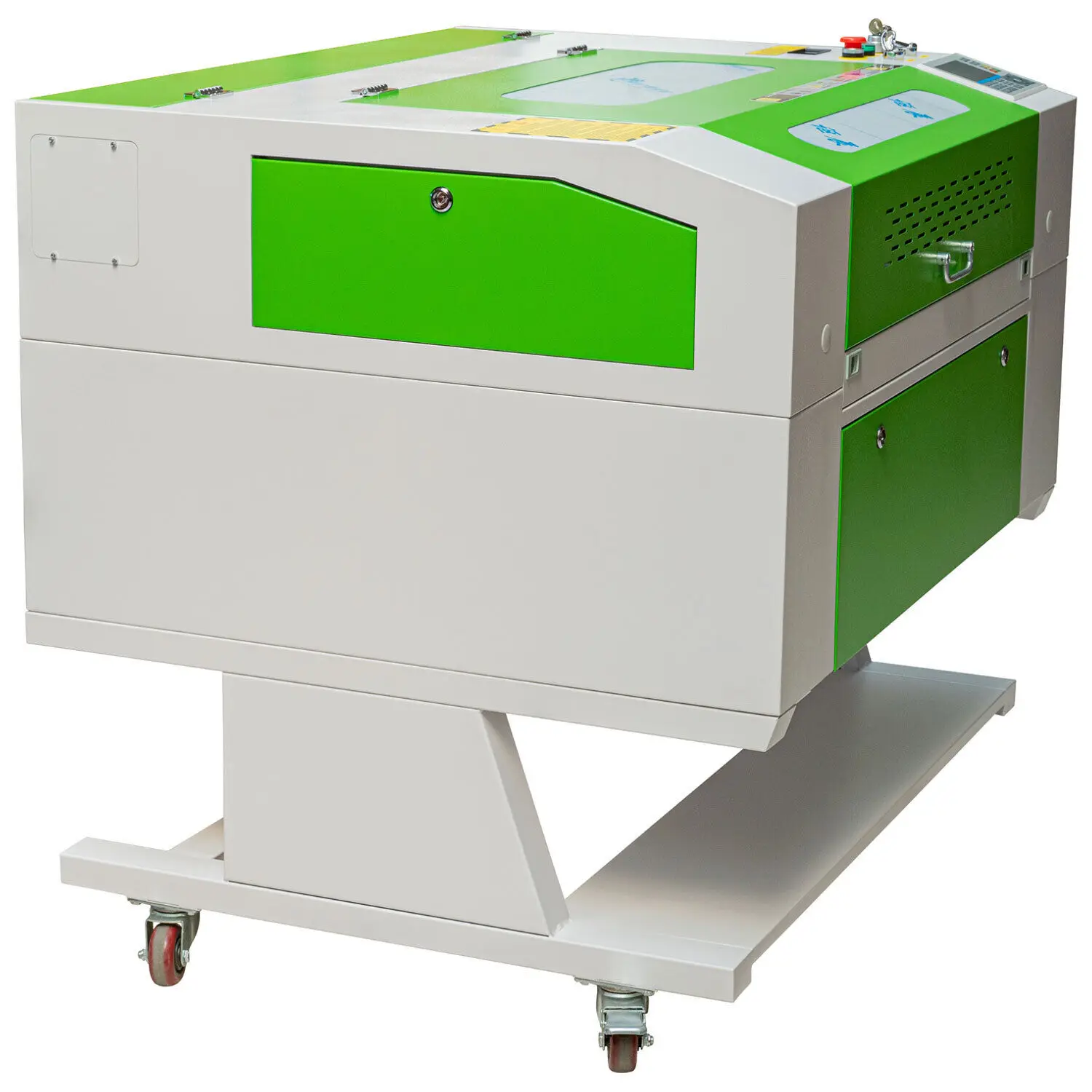 80W 50x70cm co2 laser engraving machine with motorized up and down table 200mm