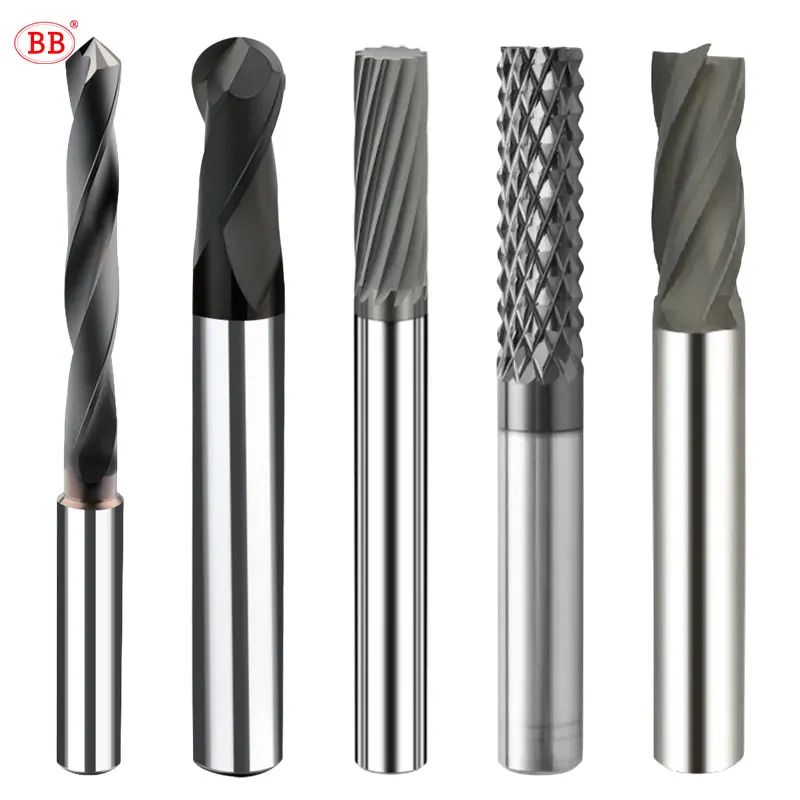 BB End Mill Graphite Carbon Fiber Fiberglass Composite Materials CVD Coated Wear-resistant Cutting Tool