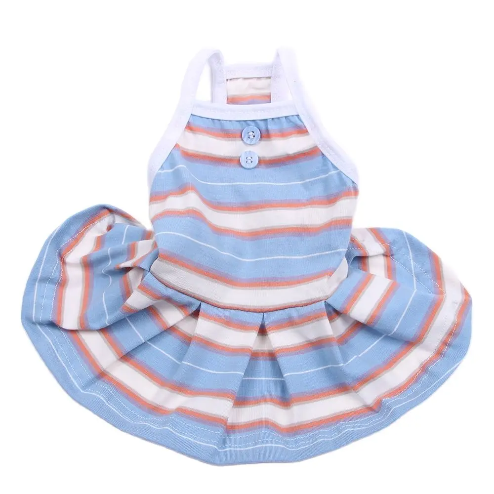 Dog Pet Clothes Dress Vest Striped Design Cat Puppy T-shirt Spring/Summer Clothes Apparel