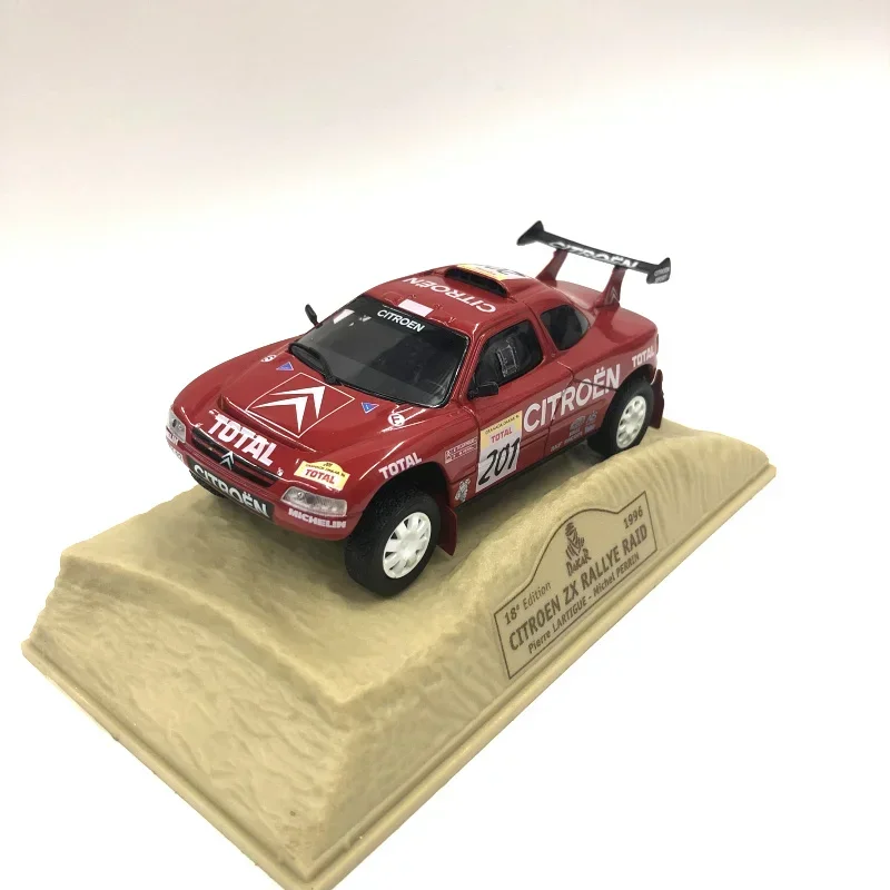 1:43 Scale Rally Car Citroen ZX Diecast  Alloy Vehicle Model Collection Souvenir Gifts Ornaments Display