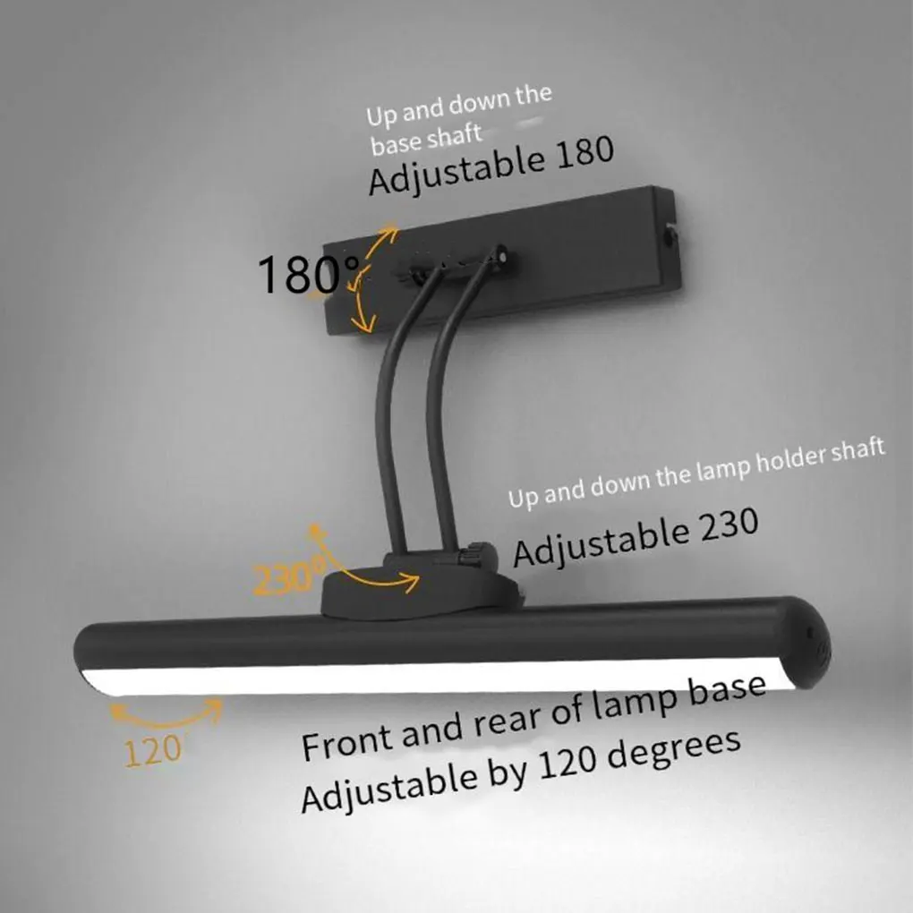 Adjustable Color Temperature Picture Light For Wall Picture Lights For Wall Battery Operated