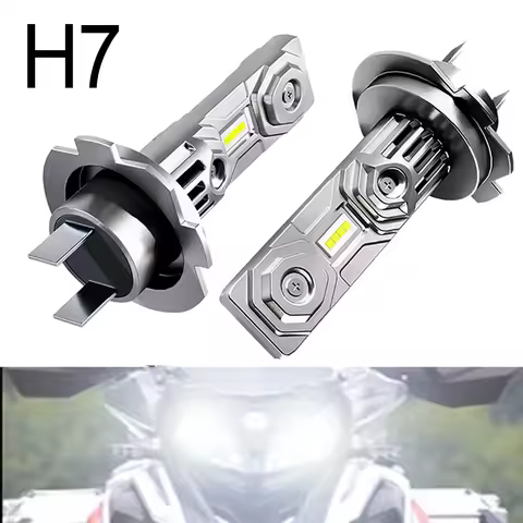Motorcycle H7 LED Headlight Bulbs Kit For Honda CBR 600rr 1000rr 2003-2017 White Plug and Play 12V 60W 12000lm Canbus H7 Light