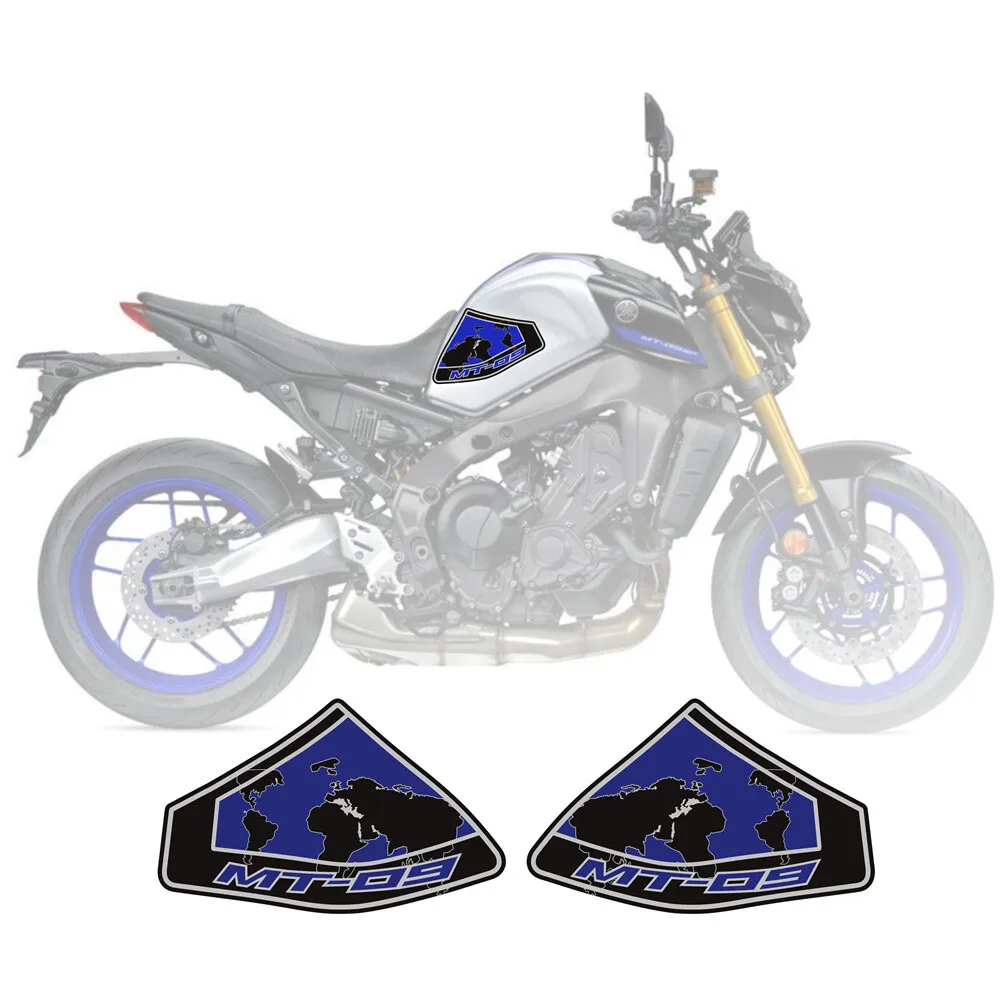 3D Gel Fuel Tank Protector Sticker Pad Front Side Decal For YAMAHA MT-09/SP 2021-2023 Motorbike Modification Parts 3
