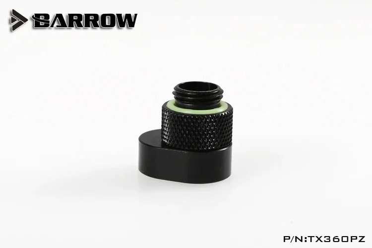 Barrow TX360PZ, 360 Degree Rotary Offset Fittings, G1 / 4 6mm Male To Female Extender Fittings