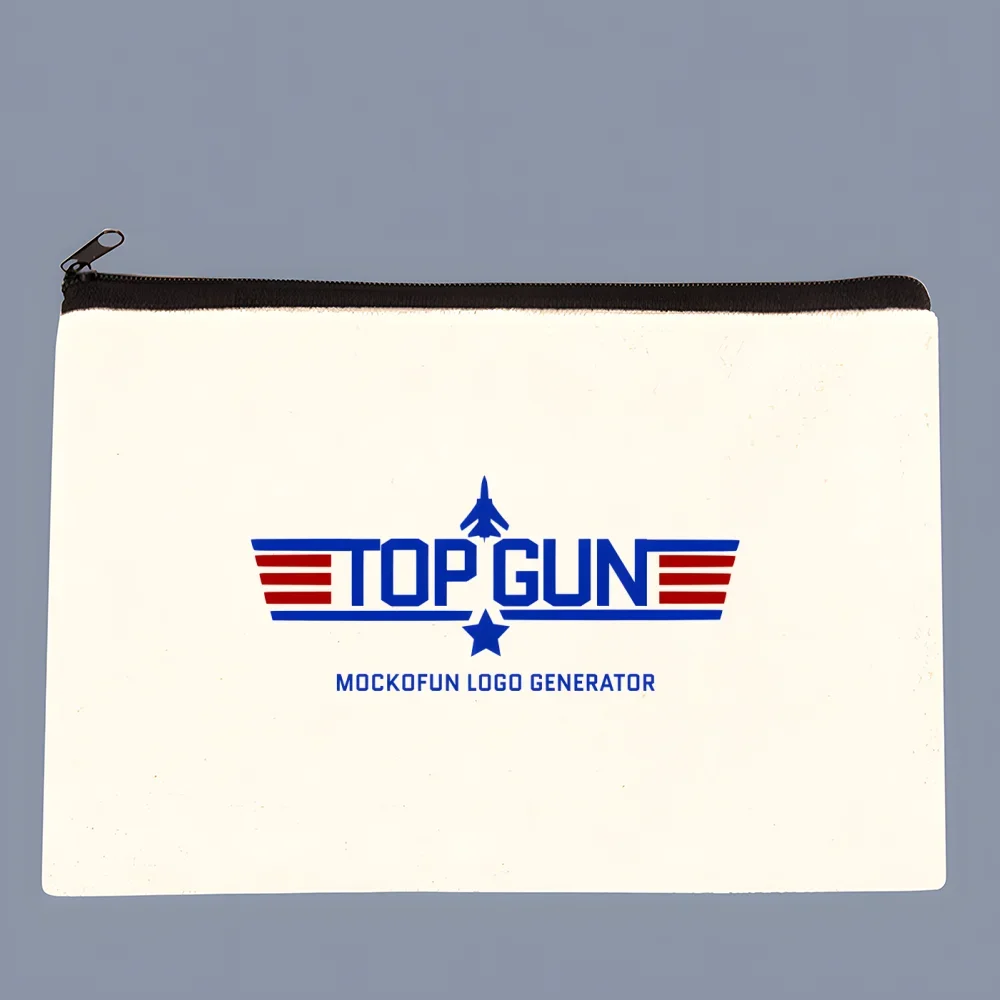 Top Gun Cute Mini Coin Purse Canvas Student Wallet Coin Case Zipper Hand Female Key Case