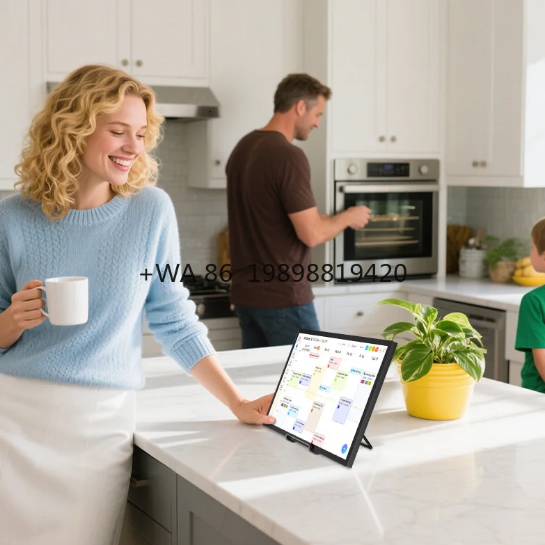 شاشة لمس بتقويم لافتات رقمية بنظام أندرويد داخلي مقاس 21.5 بوصة قابلة للتخصيص مع تركيب حامل أرضي للتلفزيون