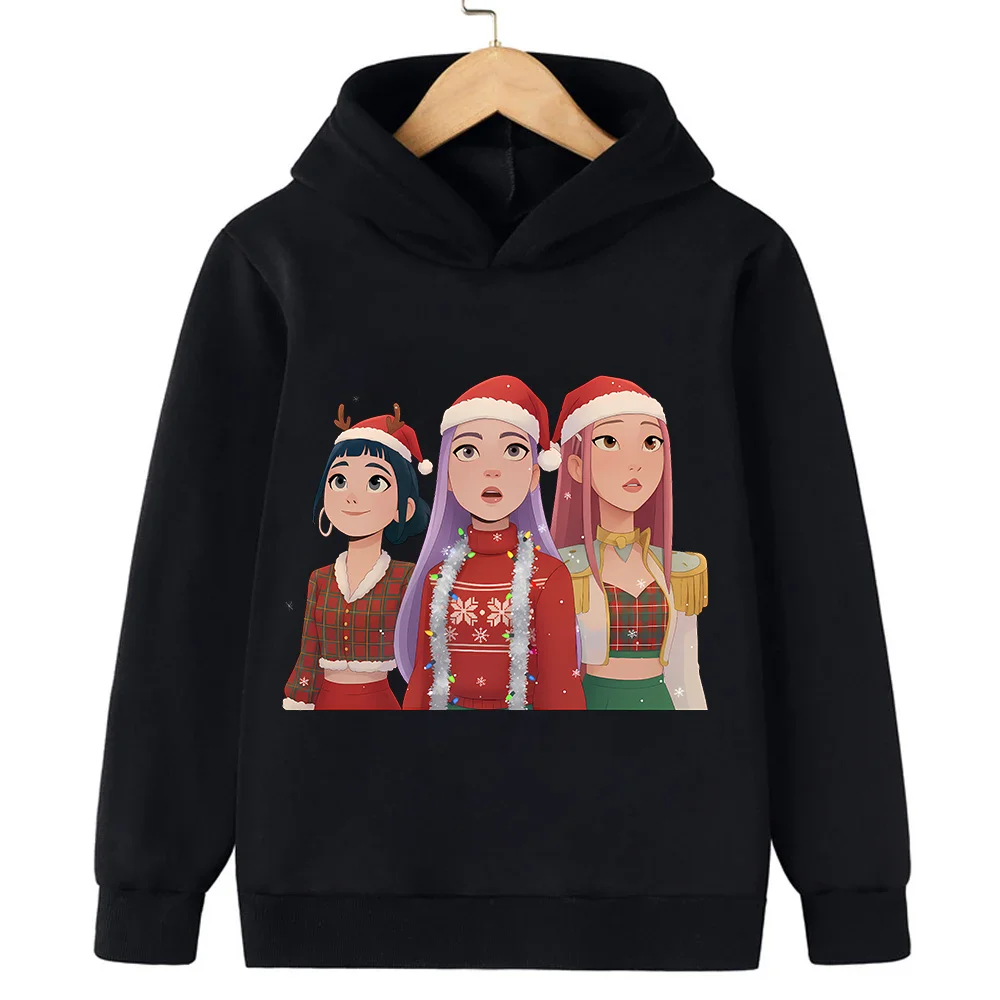 عيد ميلاد سعيد! سويت شيرت بغطاء للرأس للفتيات والأولاد من Witch Hunt، بلوفر عيد الميلاد، بلوفر للعطلات، سويت شيرت من النوع الثقيل #4
