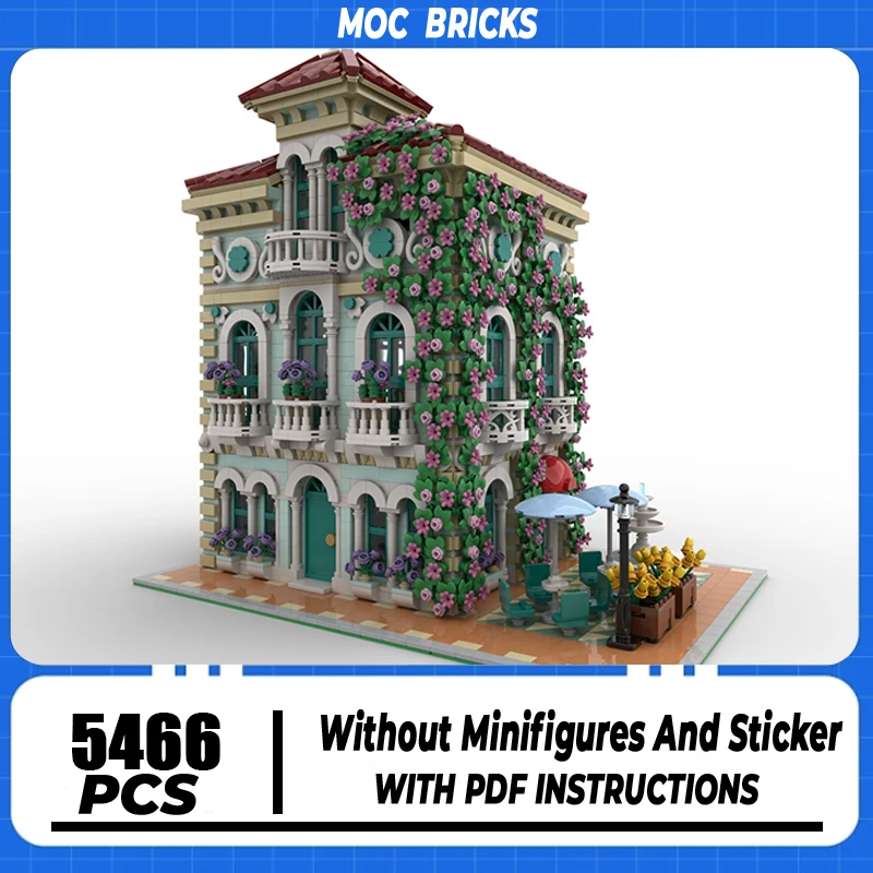 

City Street View Model Moc Building Blocks MODULAR VII Model Technology Bricks Christmas DIY Assembly Toy Construstion Gifts