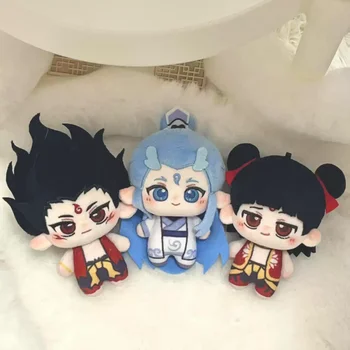 ภาพเคลื่อนไหวใหม่อุปกรณ์ต่อพ่วงตุ๊กตา Plush COS จีน Fairy Tales อะนิเมะ Nezha 2 Nezha Aobing Aoguang ตุ๊กตาผ้าฝ้ายเด็กน่ารักของขวัญของเล่น