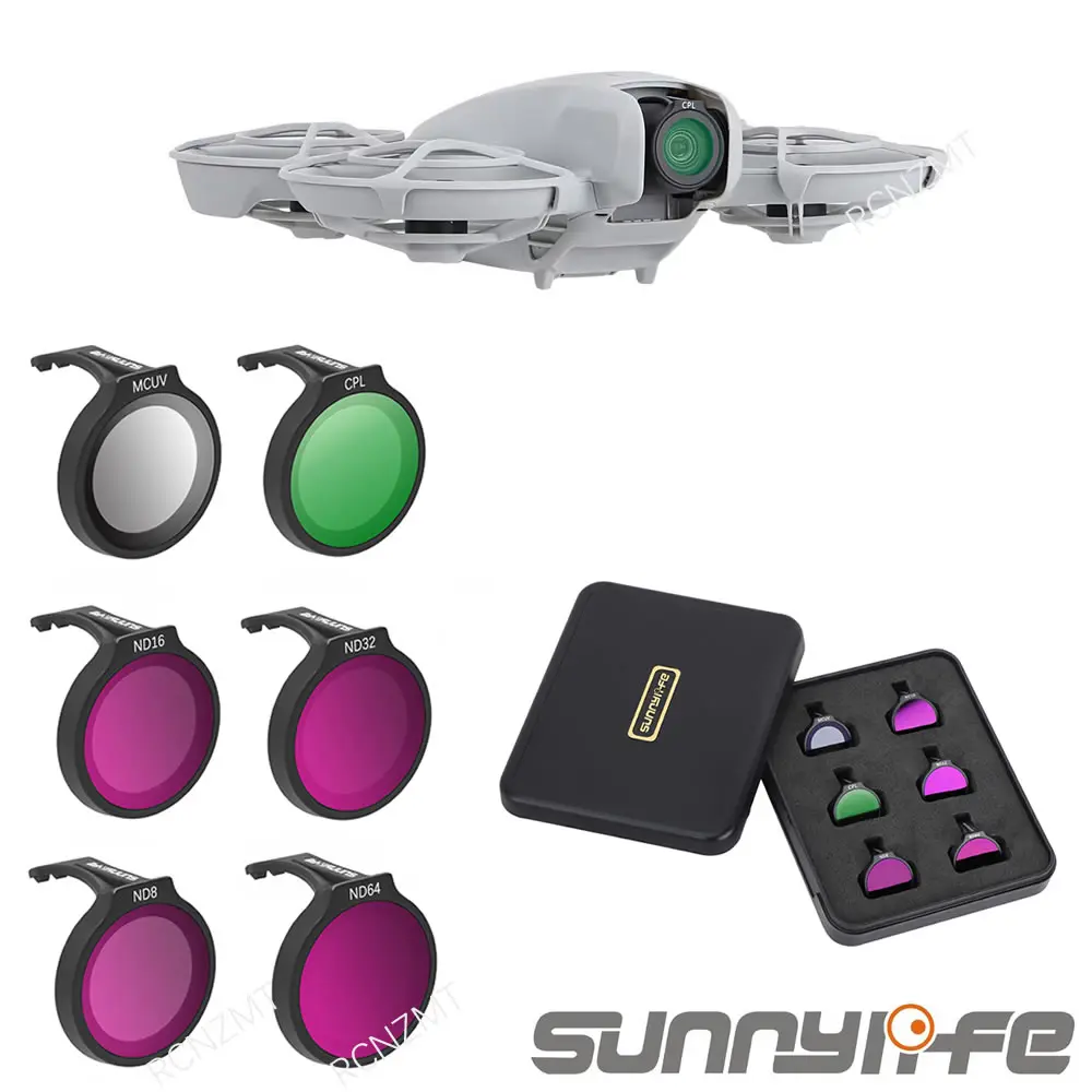 مجموعة فلتر DJI NEO-Lens ND للكاميرا ، MCUV HD ، الزجاج البصري ، ملحقات طقم فلتر Sunnylife