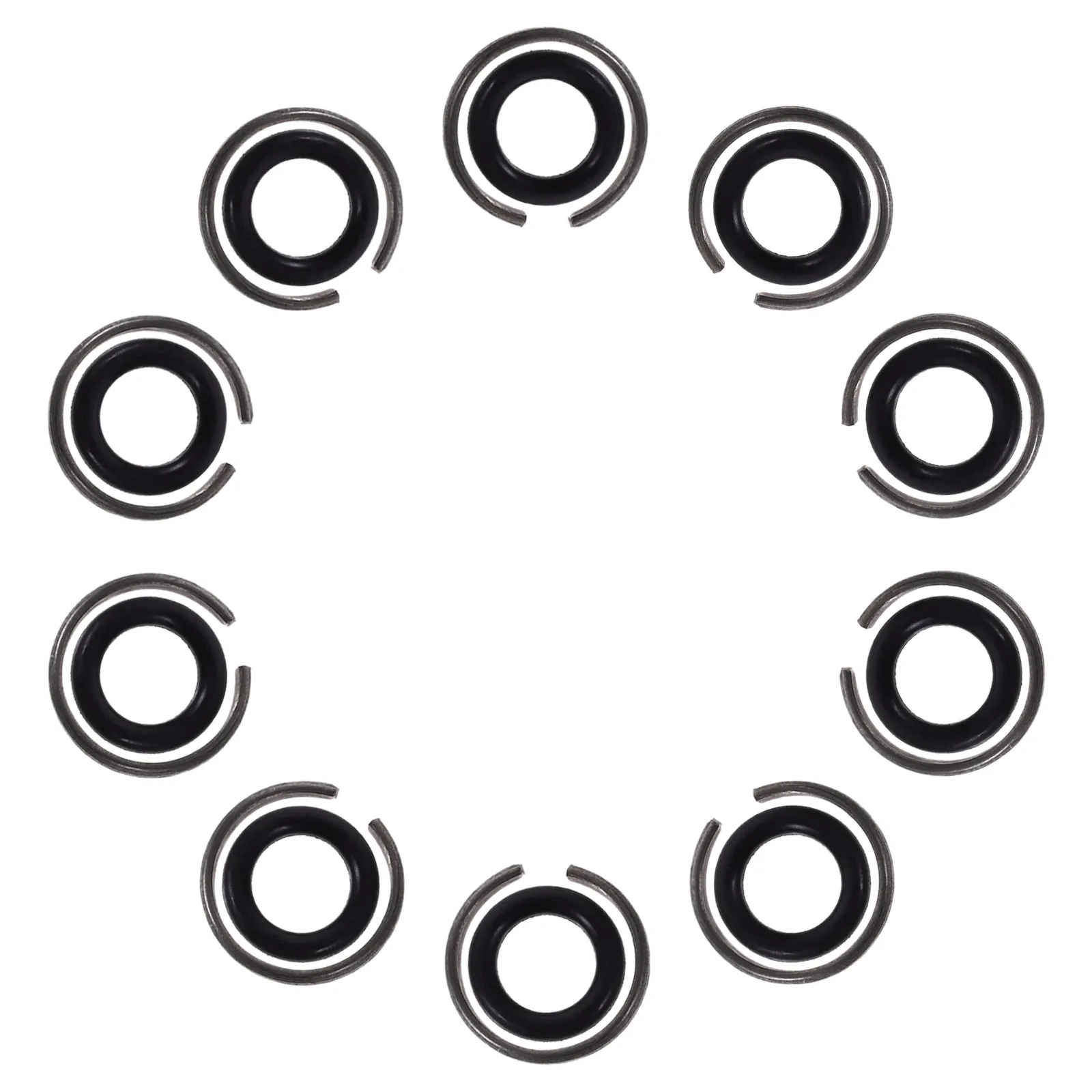 10 Sets Impact Wrench Circlip 1/2 Inch Socket Retaining Ring with O-ring Locking Drive Retainer