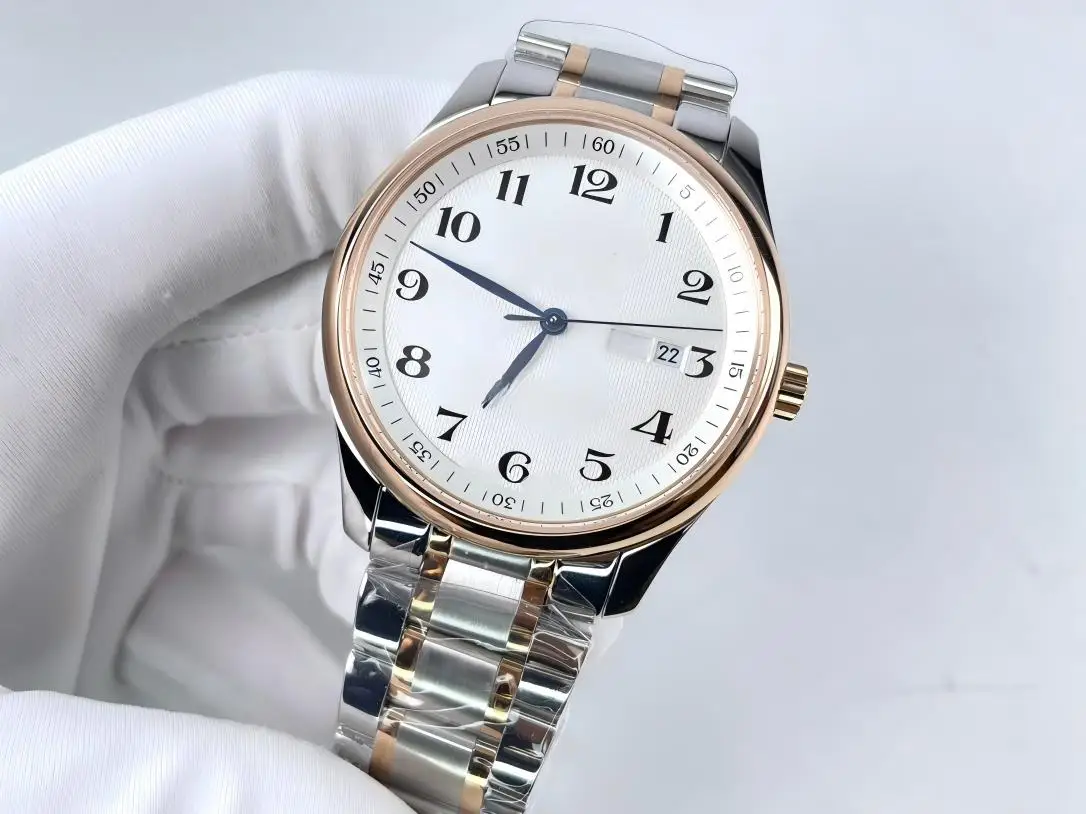 Business Meeting Designer Style Men Watch Women Watch High Clarity Dial Quartz Wrist Watch Anti‑Scratch Metal Band Waterproof Negotiation Conference Daily Wristwatch Trustworthy Practical Festival Gift Present