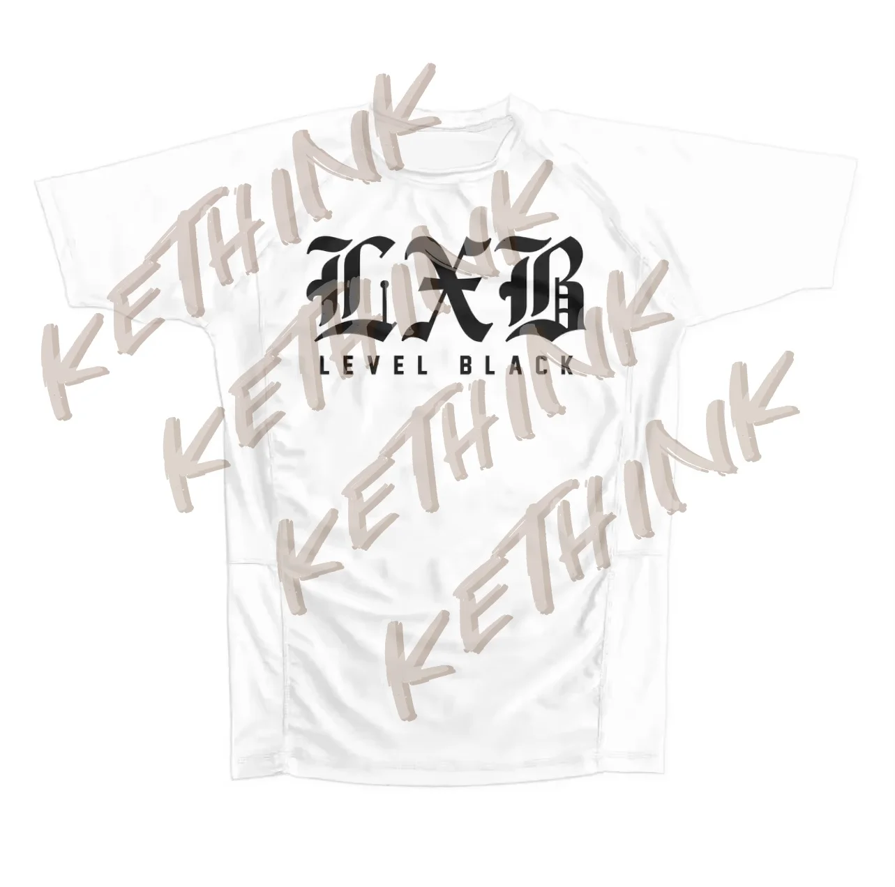 

LXB AJJ Men Women T Shirt LEVEL BLACK Casual Gym Short-sleeved Oversized ADCC RASH GUARD Jersey T-shirt Quick Drying Top Tees