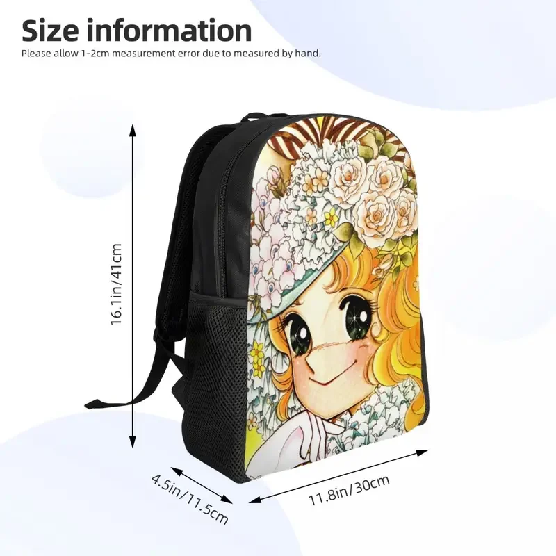 Mochila de Anime japonés para hombre y mujer, morral informal de Manga caramelo para ordenador portátil, mochilas para estudiantes universitarios