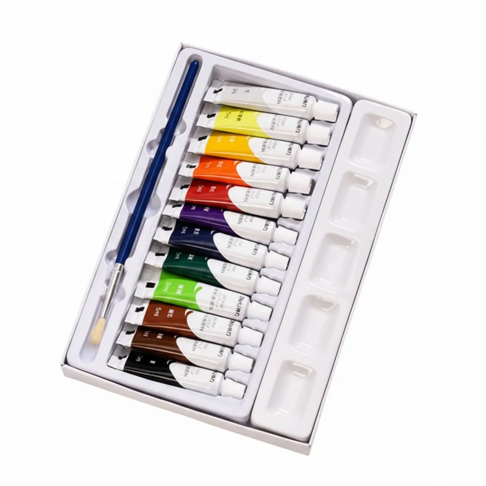 

Gouache & Watercolor Paint Set, Acrylic, Multiple Colors, 5ml Tubes, Drawing & Doodling, Kindergarten Art Supplies