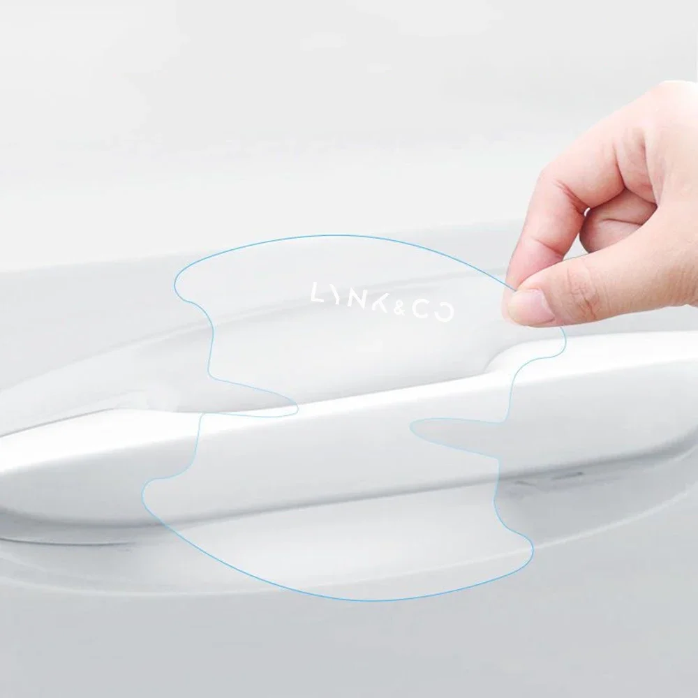 8pcs Car Door Bowl Anti-scratch Sticker Clear Door Bowl Handle Protection Decal For Lynk & Co 05 01 02 03 06 Car accessories - Image 6