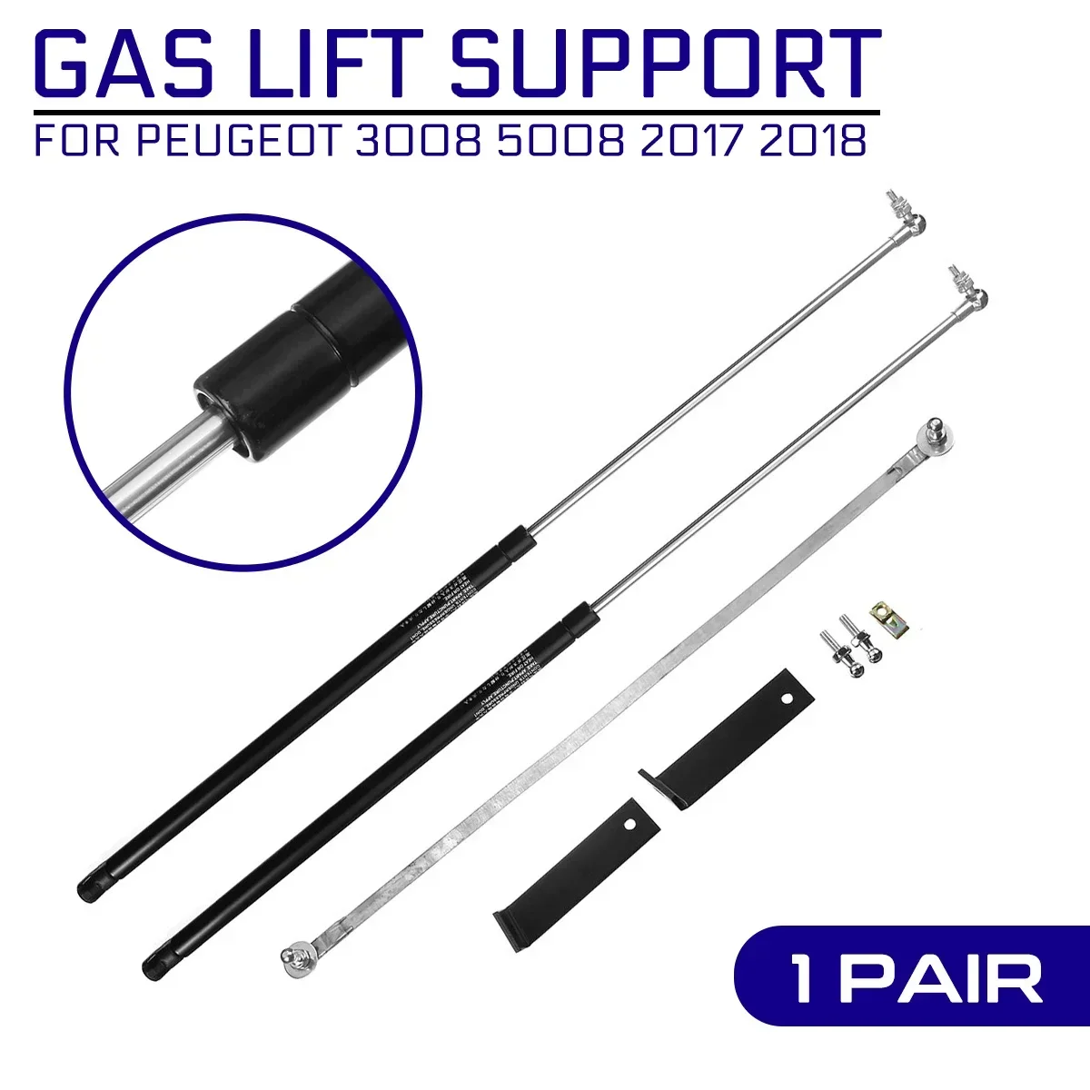 

For Peugeot 3008 5008 2017 2018 Car Front Engine Cover Bonnet Hood Shock Lift Strut Struts Bar Support Rod Arm Gas Spring