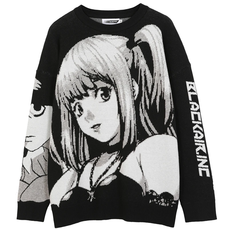 Pullover Hip Hop Cartoon Männer Polyester Standard o Hals Pullover Herren Pullover Manhua neues Produkt