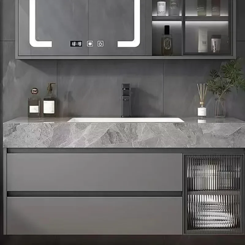 Washbasin Narrow Bathroom Cabinets Storage Display Luxury Drawer Toilet Bathroom Cabinets Wall Gabinete Home Furniture