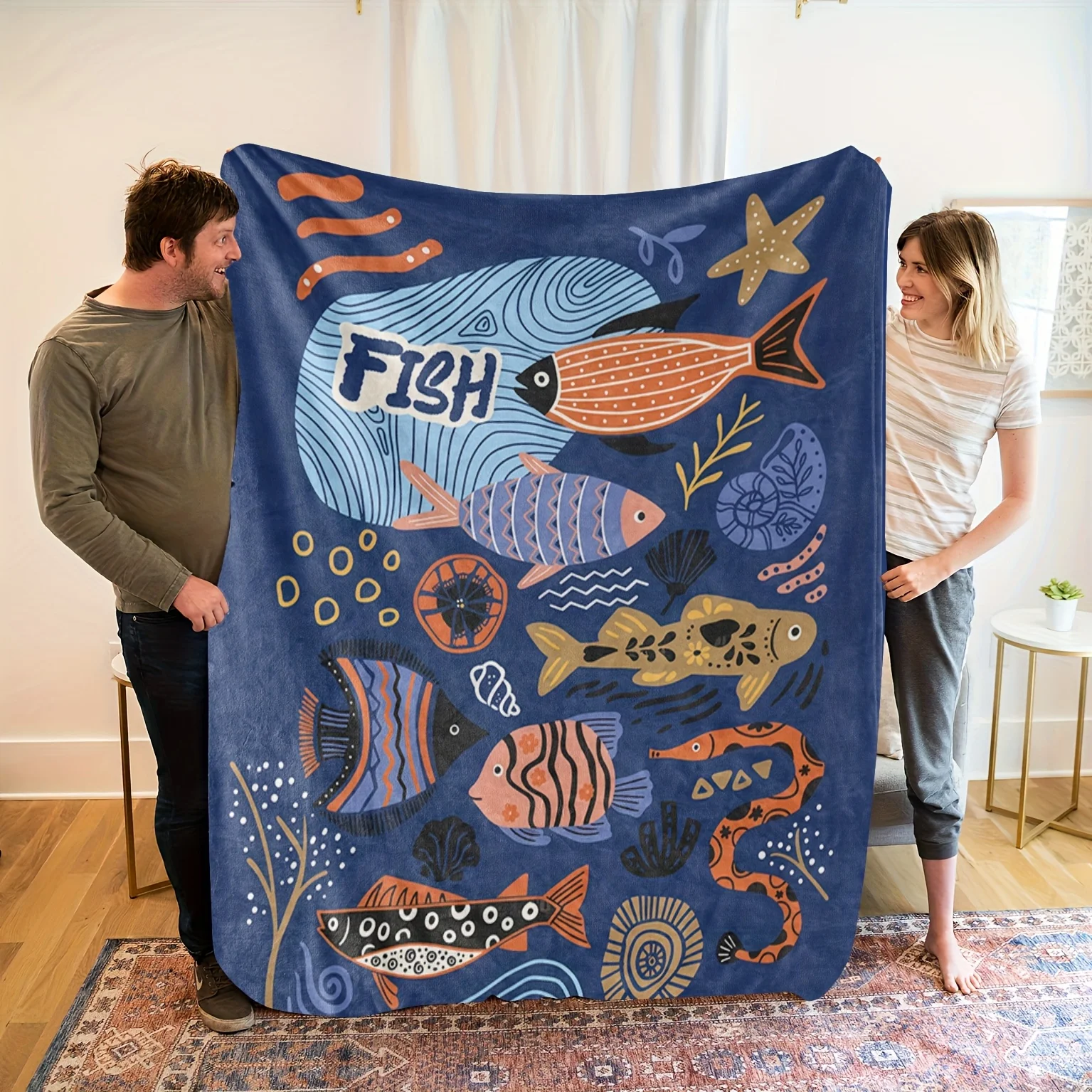 Ocean Theme Fleece … - image