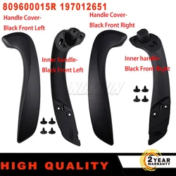 New Interior Front Left or Right Inner Door Handle With Cover 809600015R 197012651 For Renault Megane III MK3 car accessories