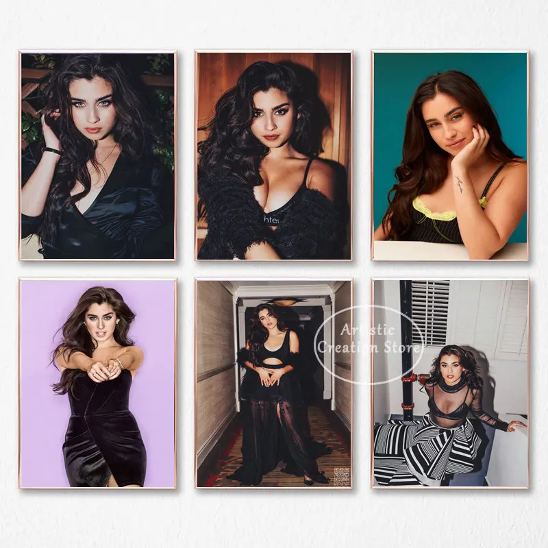 Fifth Harmony Popular Music Star Lauren Jauregui Canvas Poster for Room Living Wall Art Decor Home Decoration Picture Posters