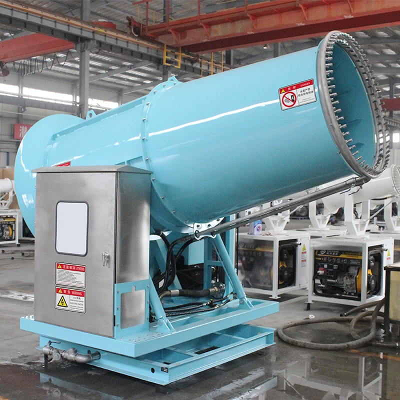 Pulverizador industrial 100 da humidificação do resfriamento do parque da máquina automática do canhão da névoa da poeira