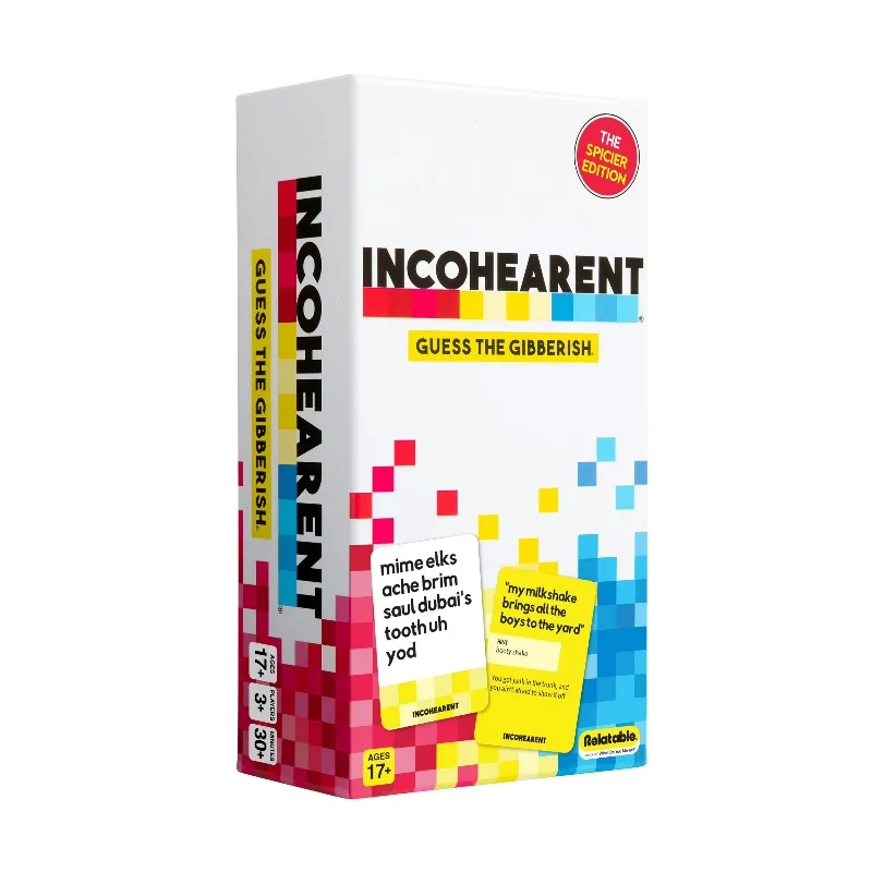 

Incohearent - The Guess the Gibberish Party Game, a Funny Card Game for Adults