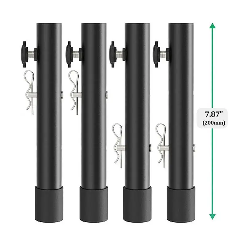 4 Pcs Table Leg Extenders Folding Table Riser Easy Use Sturdy Bent Leg Folding Table Extensions For Countertops Cabinets Tables