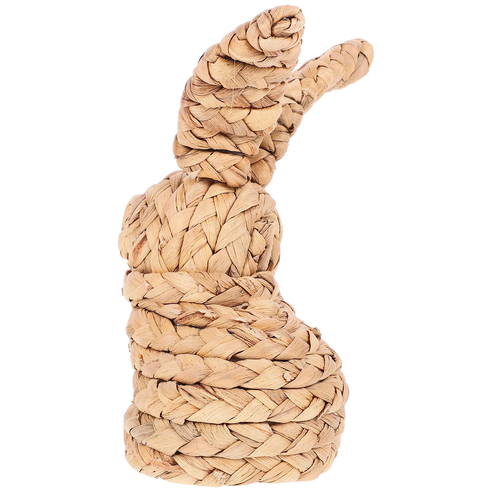 

Creative Easter Bunny Decor Straw Woven Rabbit Ornament Festive Home Decoration Straw Woven Rabbit Easter Bunny Figurine