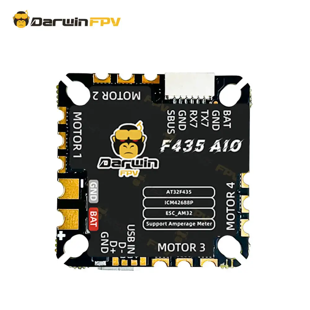 DarwinFPV F435 45A AM32 AIO High-Performance Flight Master