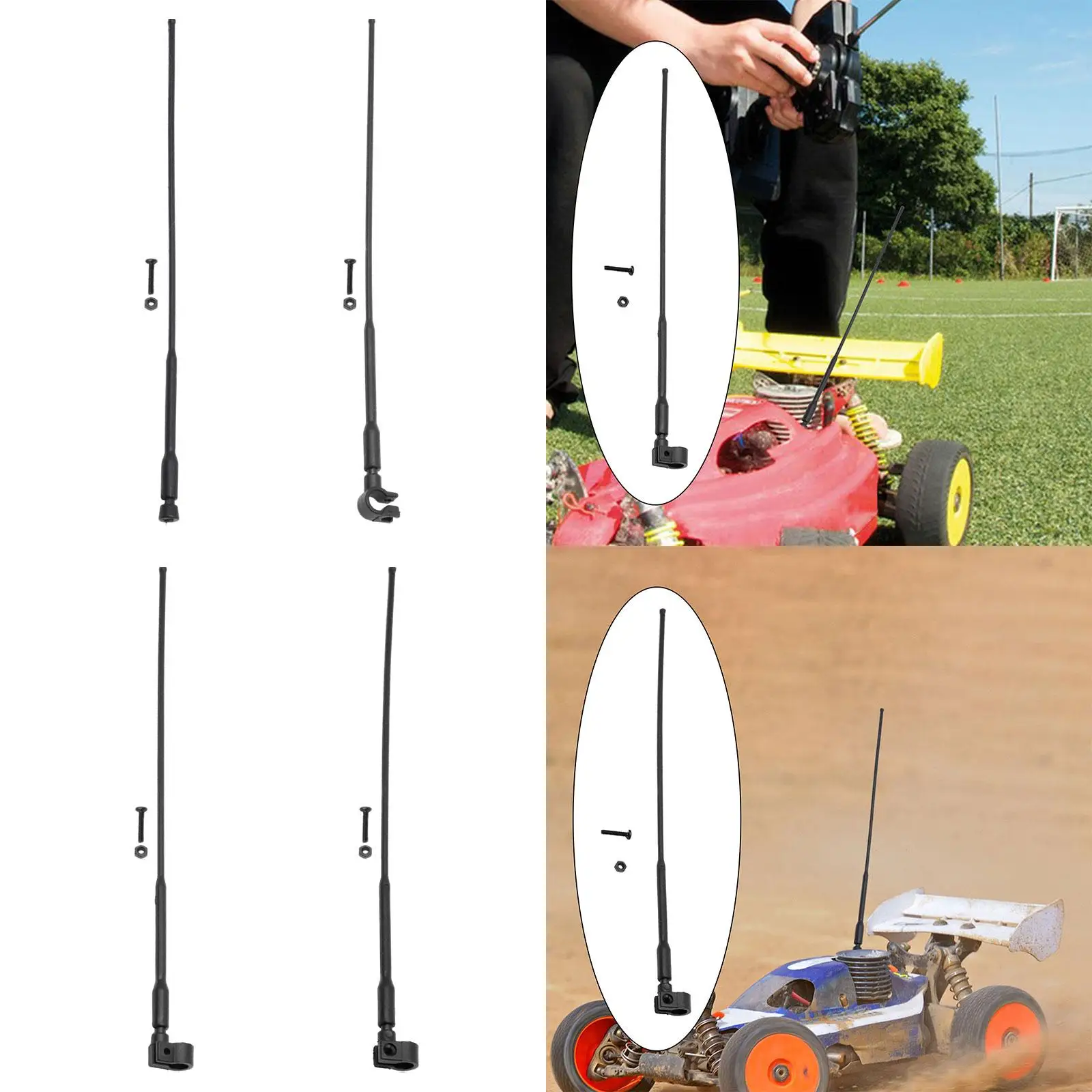 RC Car Antenna Signal Accessory Upgrade Part Signal Line Better to Accept The Signal for 1:10 1:8 Scale RC Hobby Car Hobby Toy