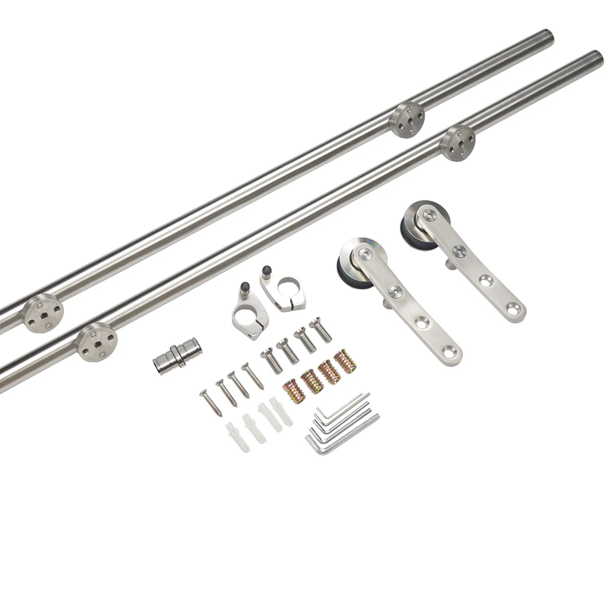 Imagem -02 - Escada Deslizante Biblioteca Sótão Escada Deslizante Ferragem Escada Escritório em Casa Aço Inoxidável 1m de