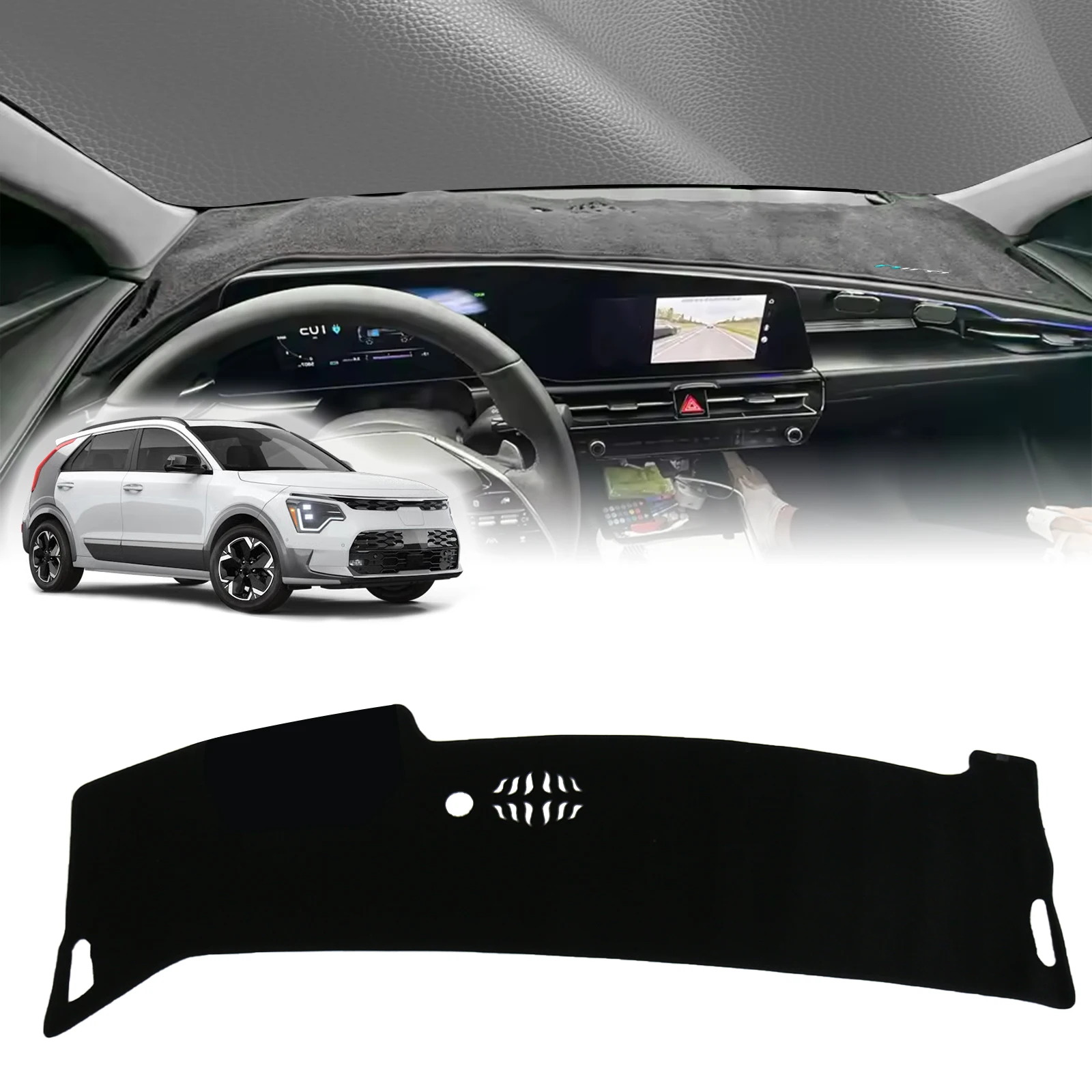

for Kia Niro 2026 2025 2024 2023 2022 Car Dashboard Anti‑UV Sunshade Cover Non‑Slip Protective Mat Dash Pad Auto Accessories