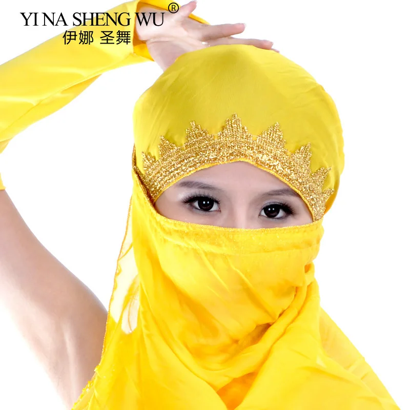 Buikdans Grote Sluier Sjaal Hoge Kwaliteit 120*70Cm Tribale Hoofddoek Zigeuner Sjaals Dans Sjaals Zigeuner Sjaal Grote Witte Uitvoering