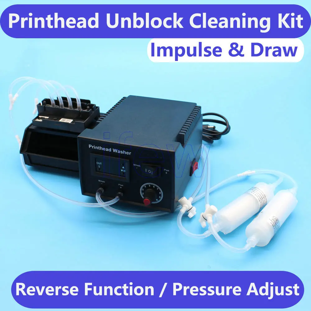 Imagem -03 - Impulse Print Cleaning Liquid Kit Impresso Reparação Wash Draw Entupido Desbloquear para Epson I3200 Dx6 Dx7 L1800 L805 Limpe o Dispositivo