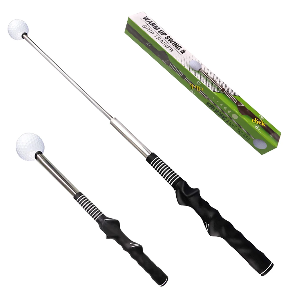 1 szt. Golf Swing Practice Stick teleskopowy trener swingu golfowego Swing Master Golf pomoc szkoleniowa korektor postawy praktyka