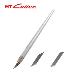 NT Cutter D-400GP Penknife for Precision Work Model Metal Holder Art Carving Knife 30/45 Degrees Spare Blade BDC-200P BDA-200P