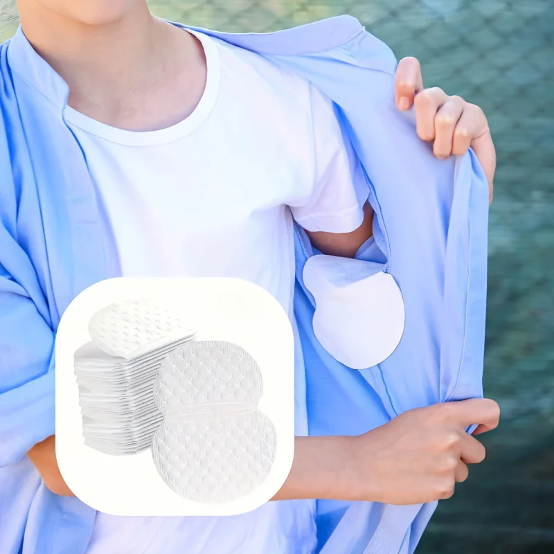 

15/55pcs Disposable Underarm Sweat Pads, Durable Breathable Invisible & Odor-Free,Comfortable for Men Women in Summer,hot summer